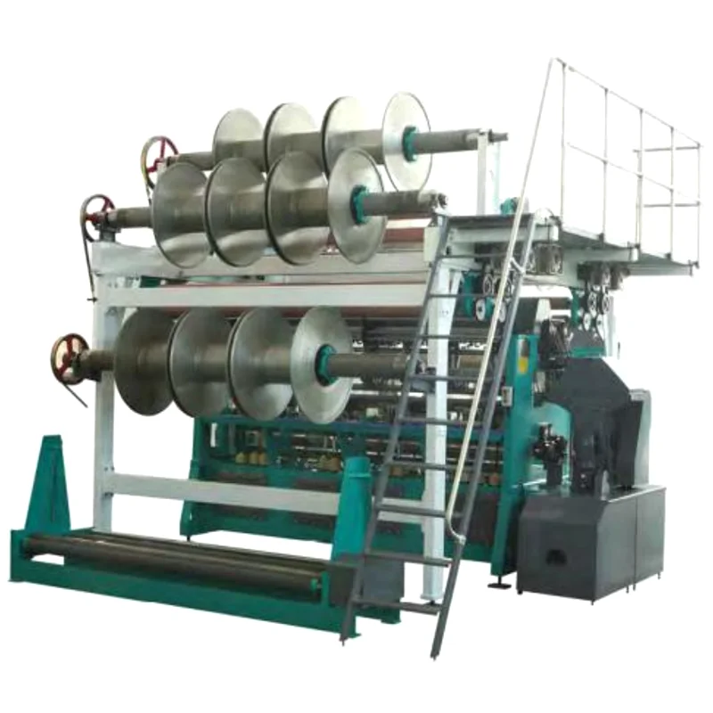 High Quality Shoes Upper Mesh Fabric Double Needle Bar Raschel Warp Knitting Machine