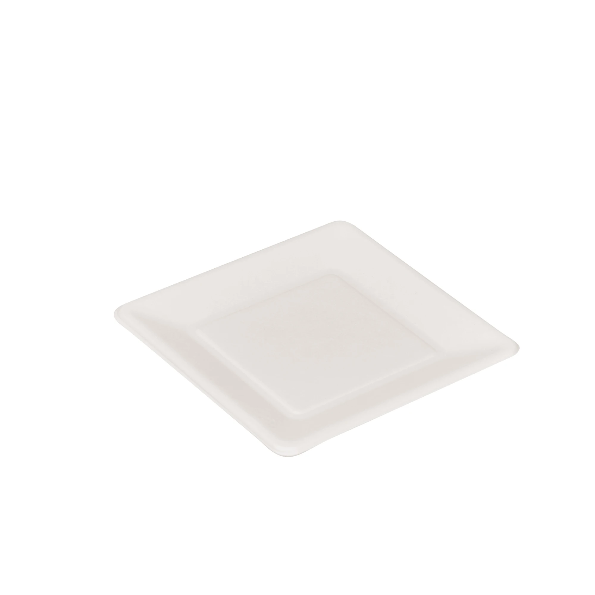 Компостируемые квадратные тарелки из бамбуковой целлюлозы одноразовые экологически чистые биоразлагаемые сахарного тростника для вечеринки на день рождения