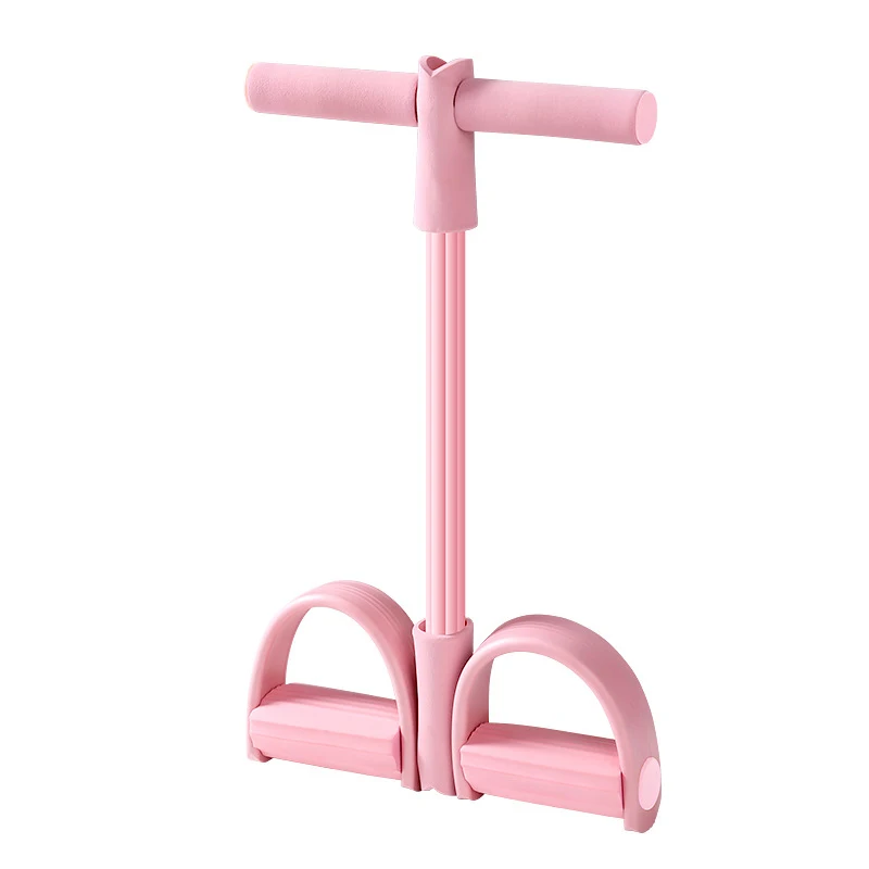 Hot Sale High Quality Fitness Aids Tummy Curls Tpe And Eva Pull Rope Dual Spring Tension Foot Pedal Sit