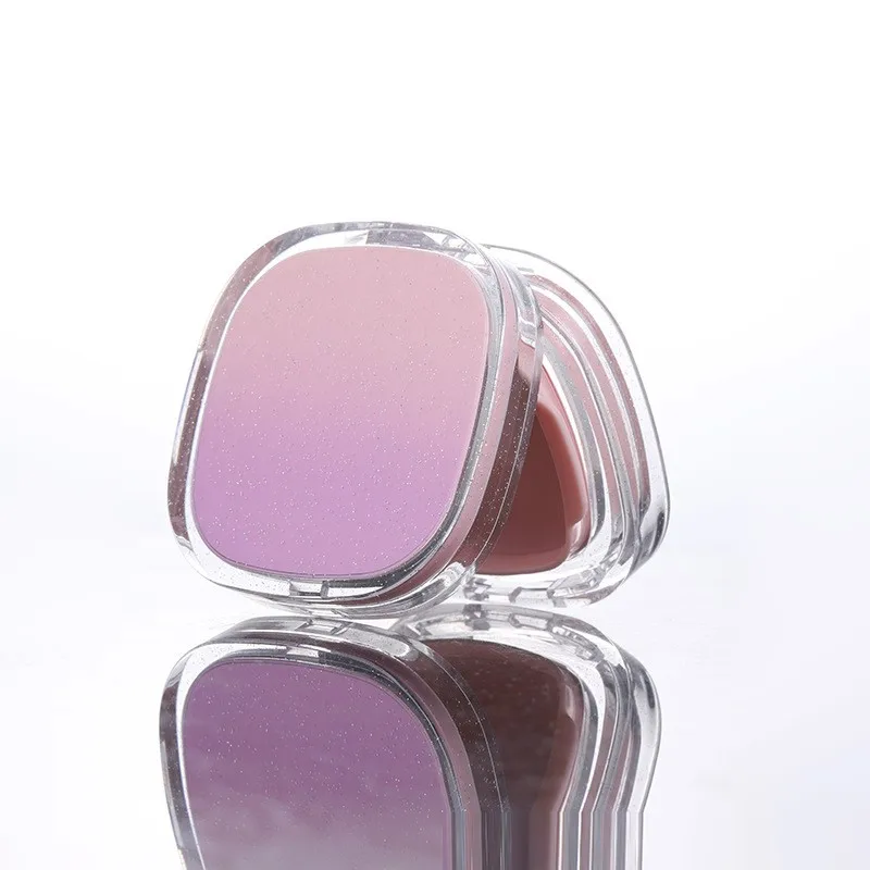 Transparent Clear Square Empty Cosmetic BB Air Cushion Make Up Foundation Powder Case