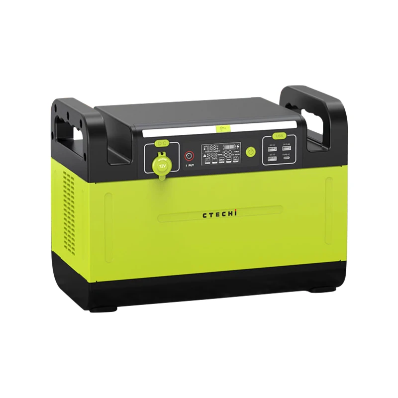 China Direct Factory Price 1500W Power Solar Generator Portable Rechargeable Power Station For Travel Camping