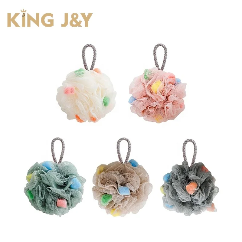 Bath Sponge Mesh Material,Ice Cream Cone Bath Sponge with Logo