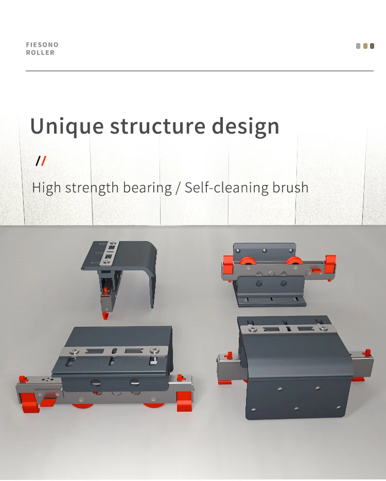 60kg alloy 2 doors Topline heavy duty sliding designs door wheels for wardrobe