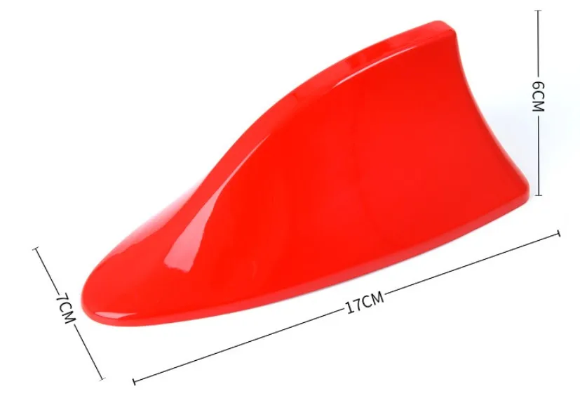 Car decoration shark fin antenna with signal radio dedicated antenna roof tail antenna modification free punch