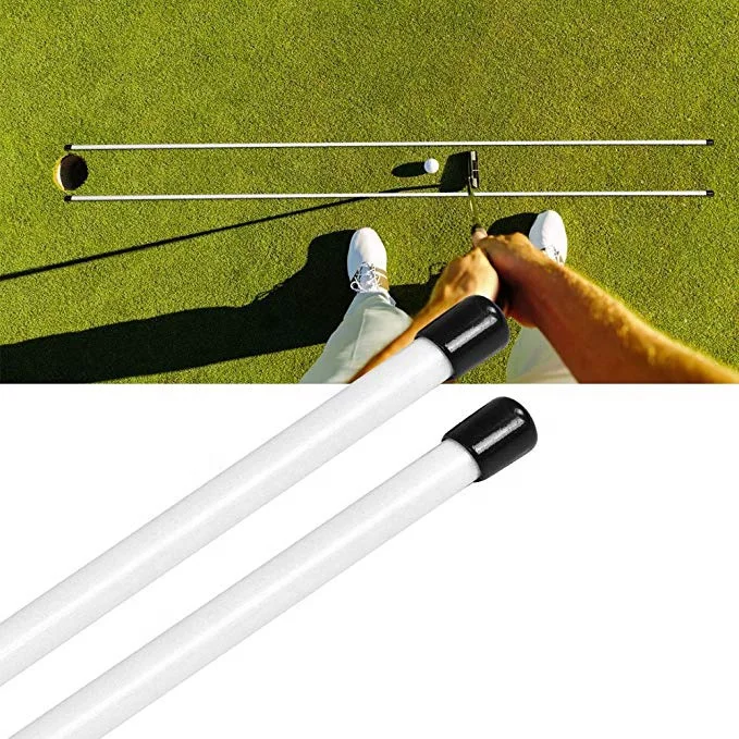 Golf Alignment Sticks  Golf Putting Position Training Tool