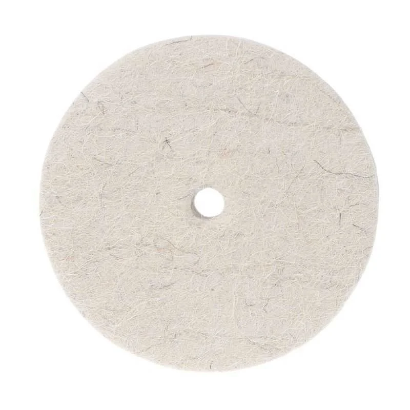 8mm Hole Drill Grinding Wheel Buffing Wheel Felt Wool Polishing Pad Abrasive Disc For Grinder Rotary Tool 125mm Outer Diameter