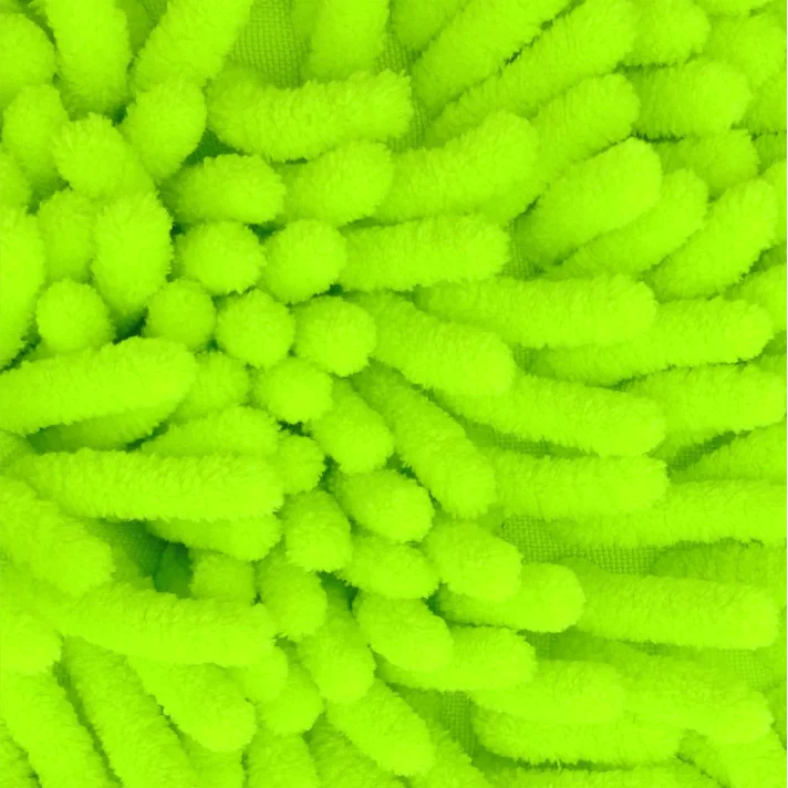 Best selling double-sided chenille wash mitt 80%-20% microfiber wash mitt for car wash