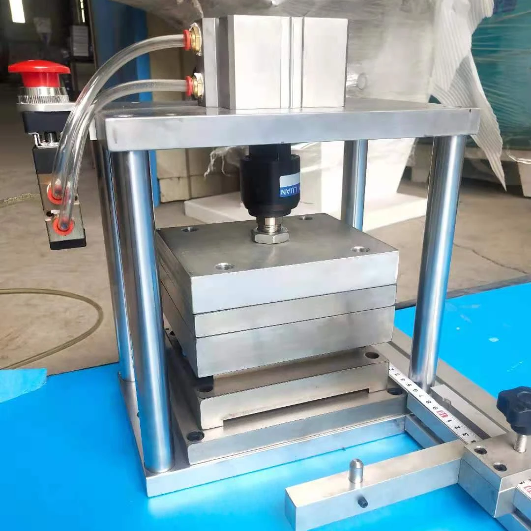 BOFENG  HOT SALE Vertical Blinds  Pneumatic  Cutting   punching and Fold Machine