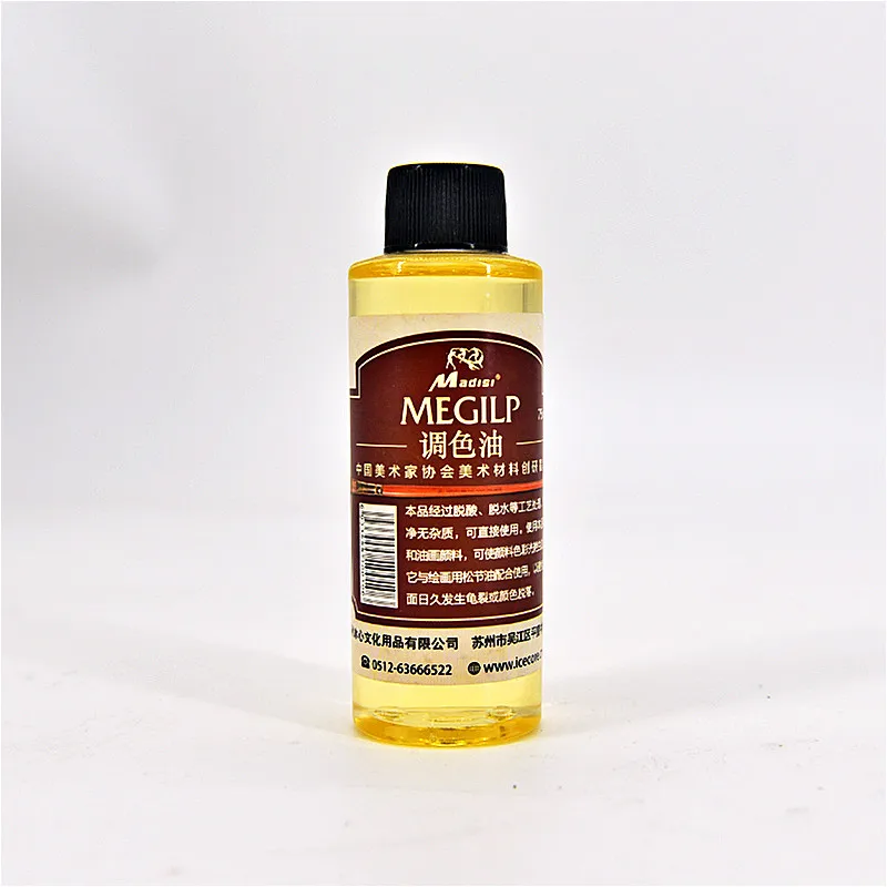 Factory Wholesale High Quality Non-Irritating 75ml Coloring Oil For Oil Painting