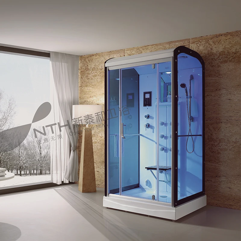 wet steam dry sauna, steam shower sauna combination,shower rooms with suana