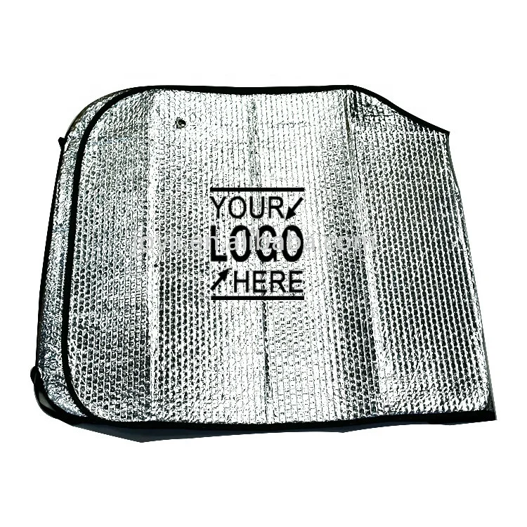 Autop Car front Window Sunshade Aluminum Foil Bubble custom cardboard promotional polyester vehicle car sunshade front window