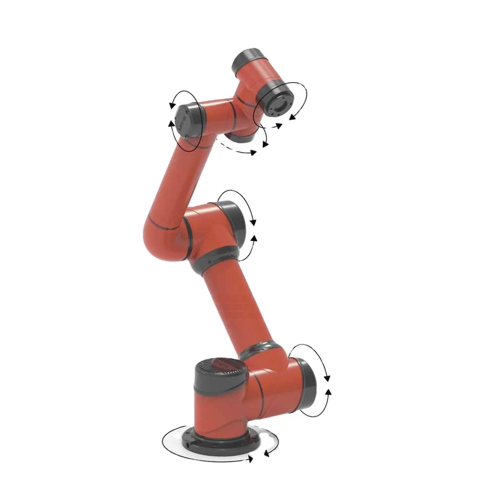 6 axis 6kg payload palletizer robotic arm with controller for spraying welding cutting duty