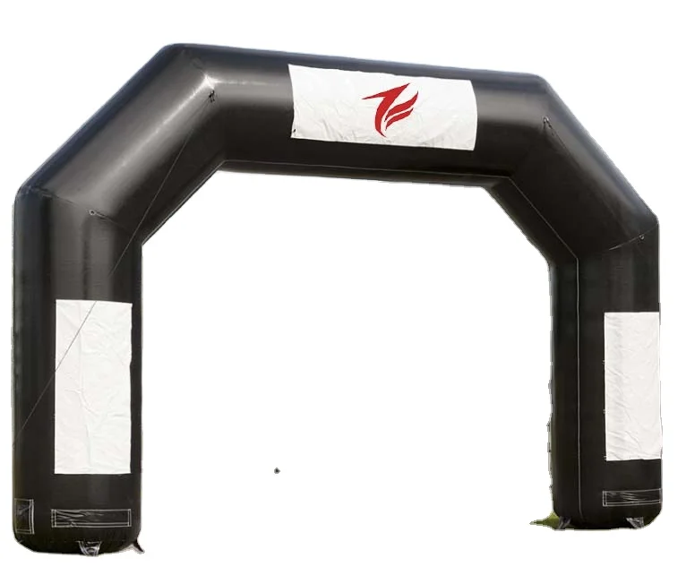 airtight slide inflatable start finish race arch for promotion