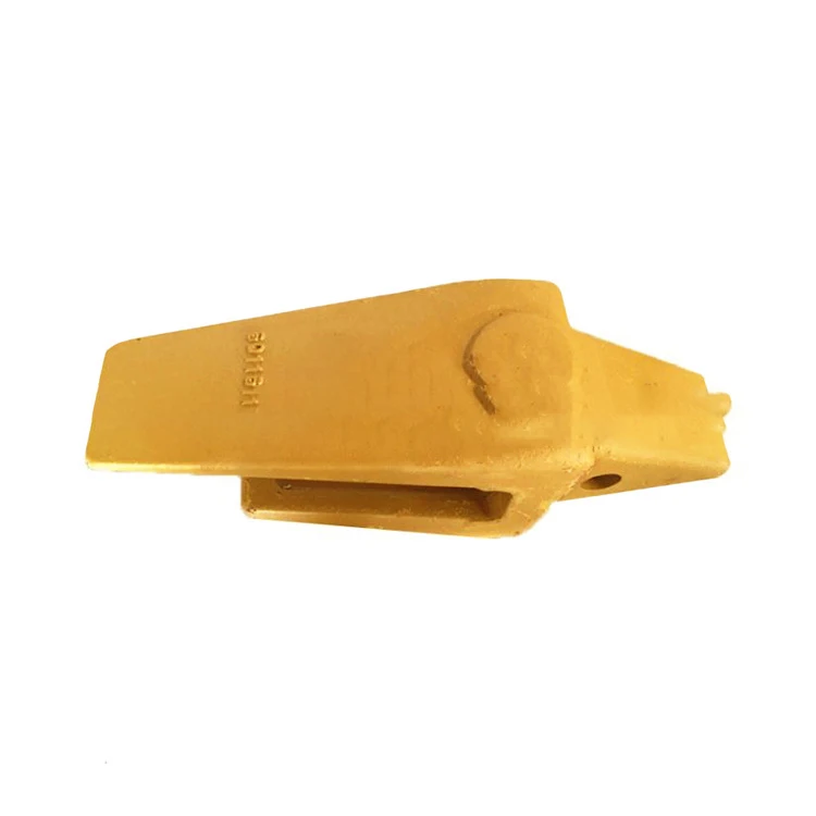 Excavator Bucket Adapter With Tiger Teeth Casting Services For Backhoe Bucket Tips and Tooth Points