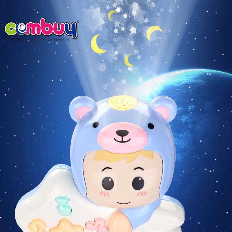 Проекция Звезды музыка вращающаяся прикроватная игрушка детская кровать мобильный колокольчик