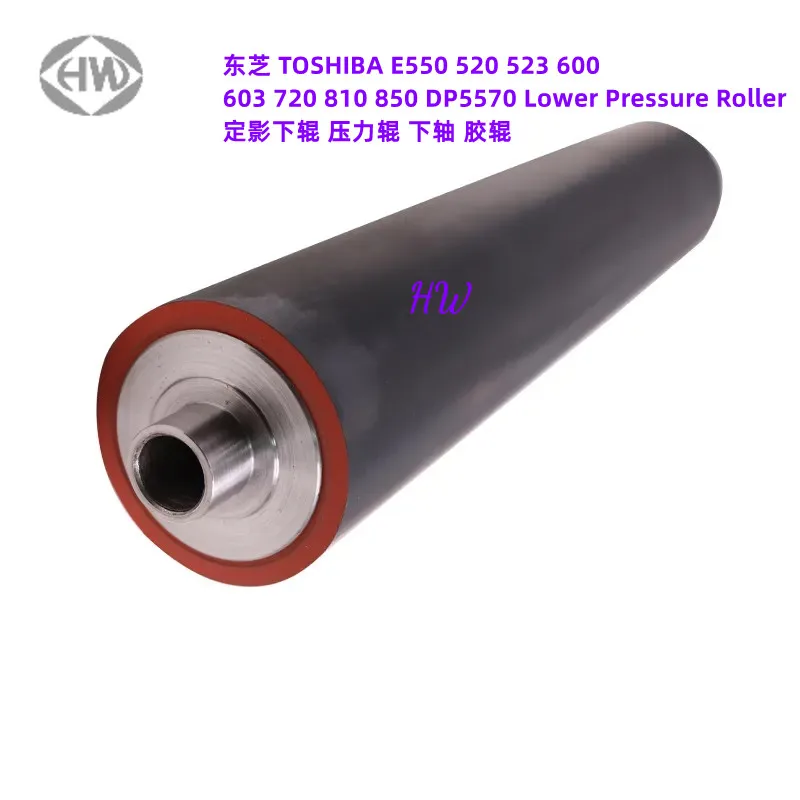 Long Life Lower Sleeved Roller For Toshiba E-STUDIO 550 650 810 E550 E650 E810 DP5570 Pressure Roller 6LA27058000 6LA27060000