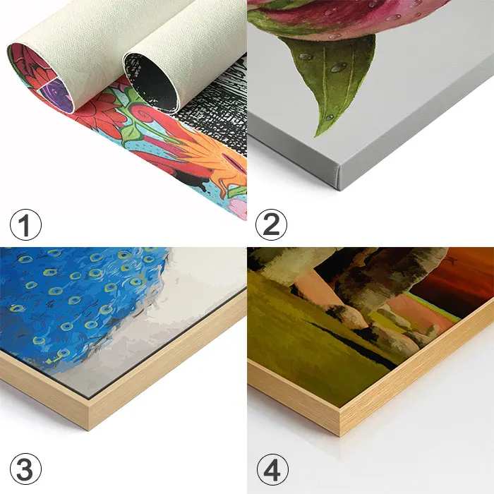 Пользовательский домашний декор с рамкой Печать на холсте сервис настенная живопись