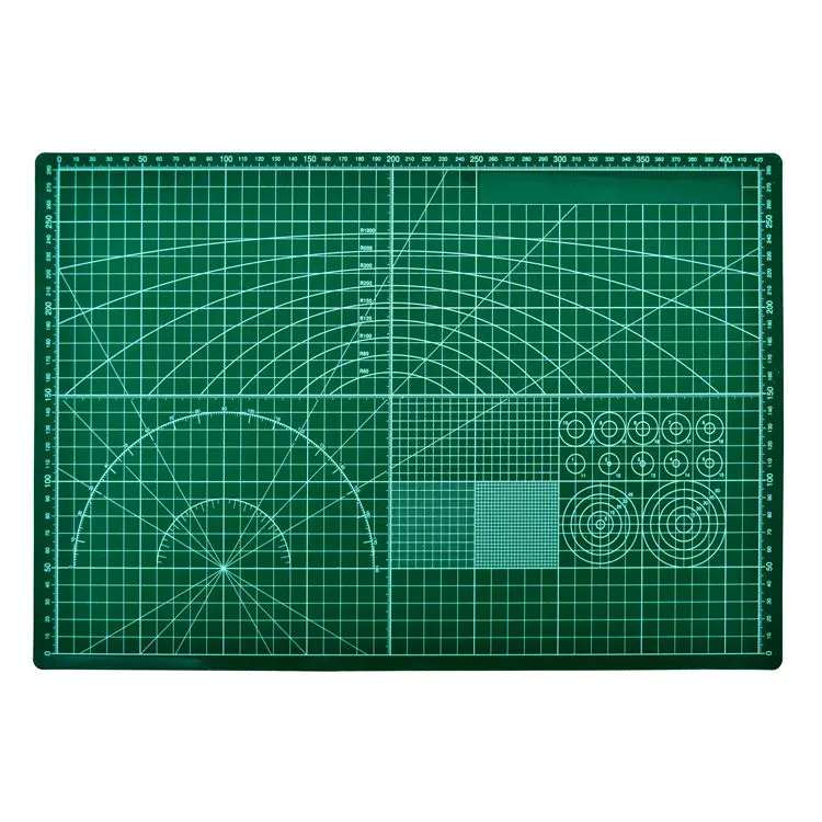 ZEQUAN Pvc Eco Friendly Cutting Mat Flexible Plastic A3 Large Cutting Mat Silicone Self Healing Cutting Mat