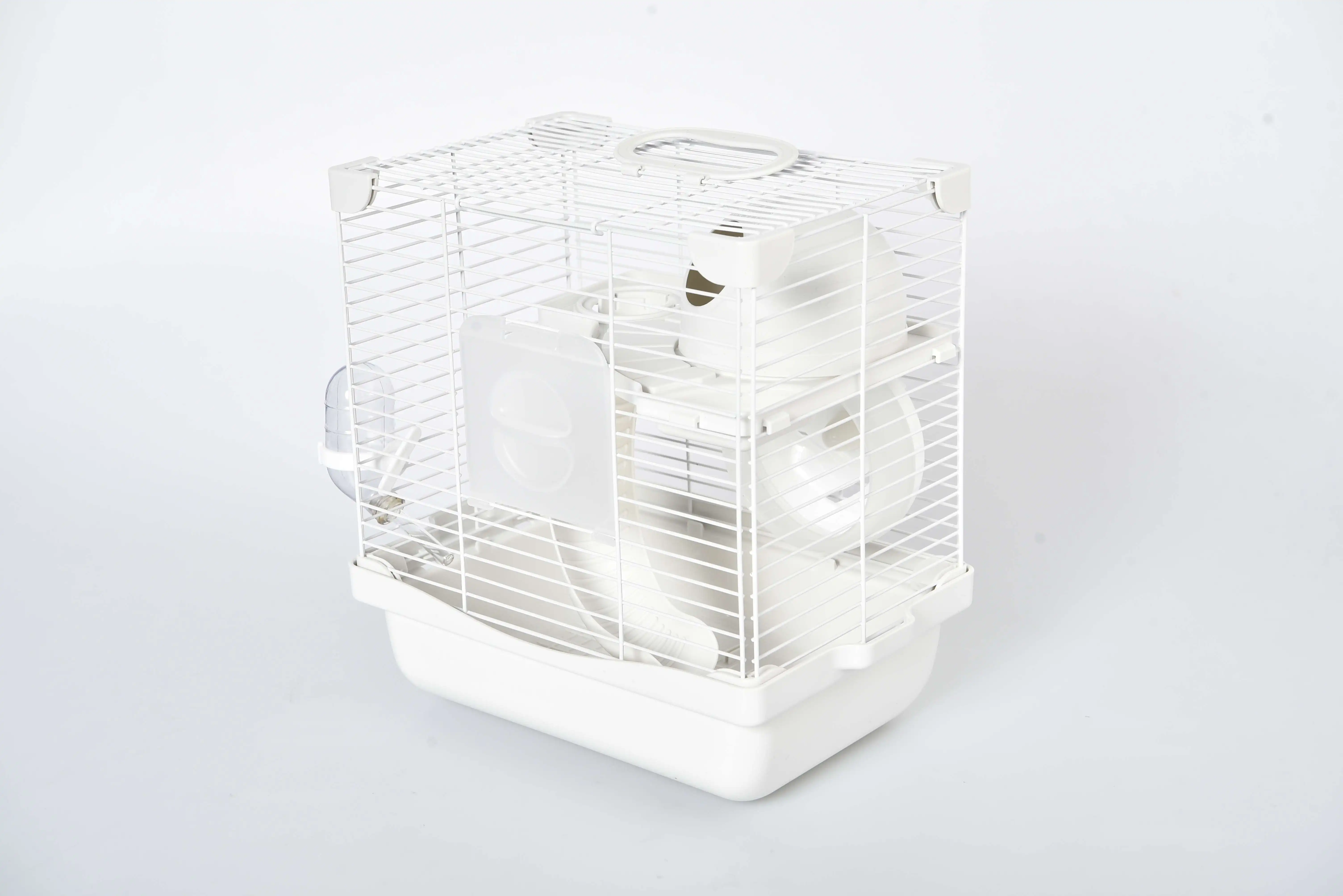ABC PET Multifunctional Portable White Metal Pet House Hamster Cage