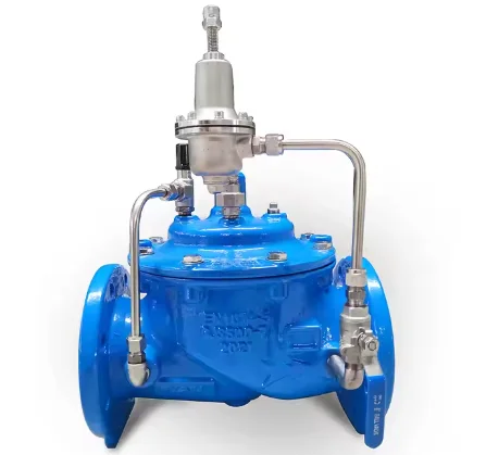 Pn10/16 Double Flange Ball Float Valve with Hydraulic Power Pressure Relief Reducing Control OEM Customizable Water Application