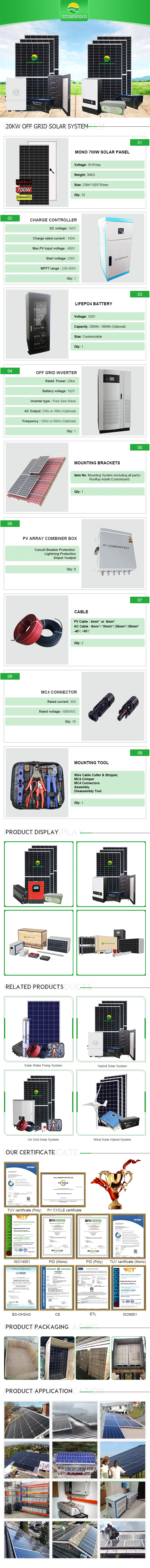 20KW Off grid system