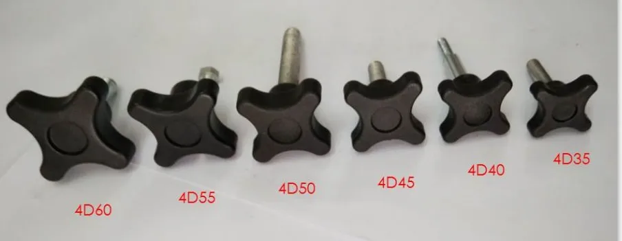 Torx screw star handle bolt five-pointed star plastic head thumb screw