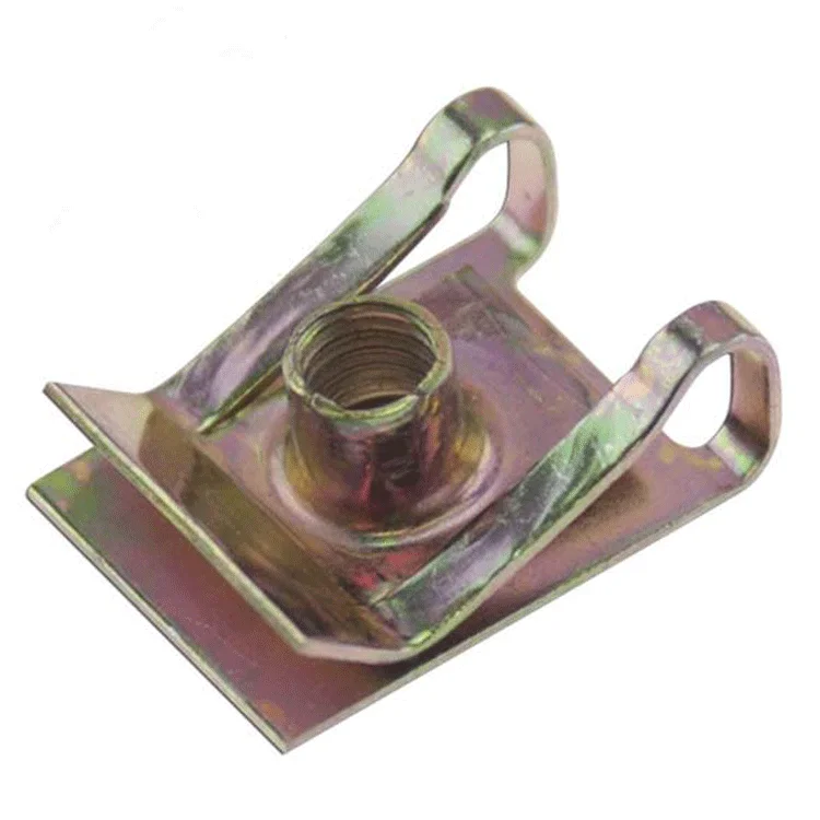 Customized Oem Odm Non-standard Fasteners M4 M5 M6 M8 Stainless Steel Metal Motor Motorcycle Car U U-type Clip Nuts  