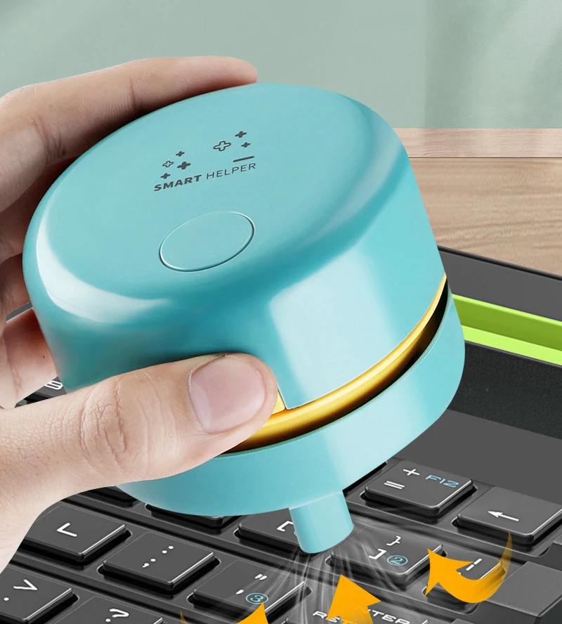 Wholesale price desktop mini cleaning vacuum battery electric desk hand small vacuum cleaner