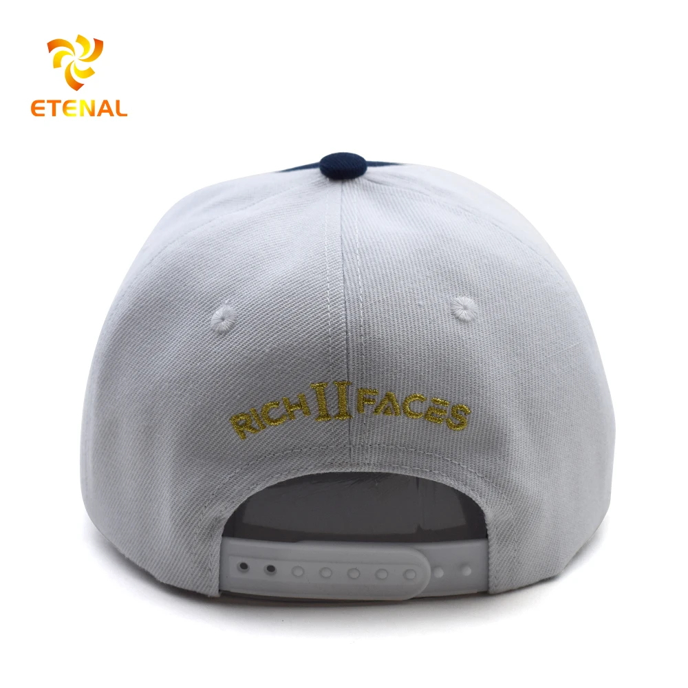 Custom flat bill trucker hat snapback