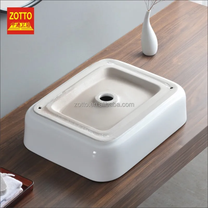 2022 Ceramic Marble Water Transfer Printing Bathroom Above Counter Face Washing Basin Sink