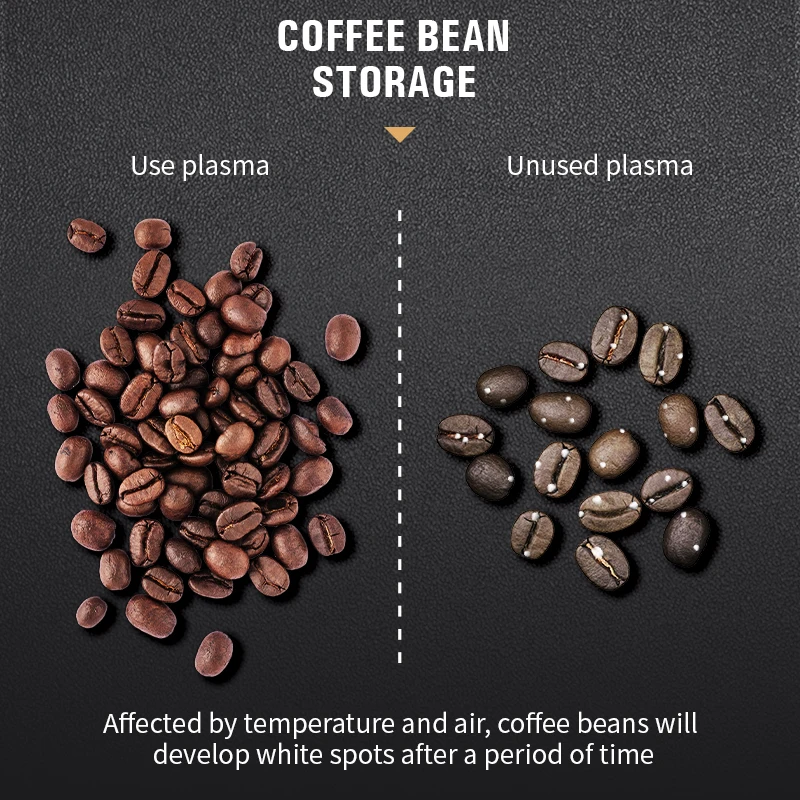 Coffee machine specific fresh-keeping plasma generator for preventing mold