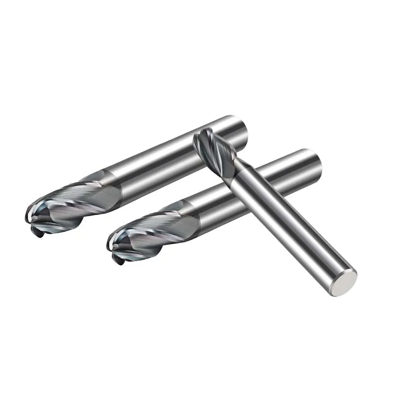 Endmill Manufacturer Cnc Tools Carbide End Mill Tungsten Steel Ball End Milling Cutter For CNC Cutting Tool