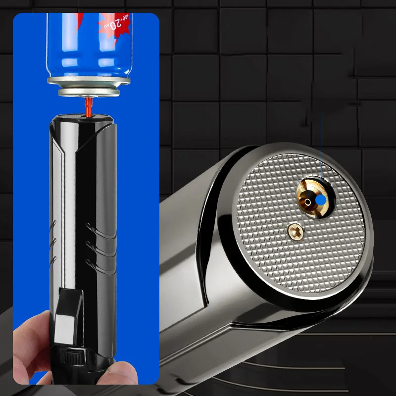 New Single Flame Windproof Butane Scorch Portable Torch Lighter