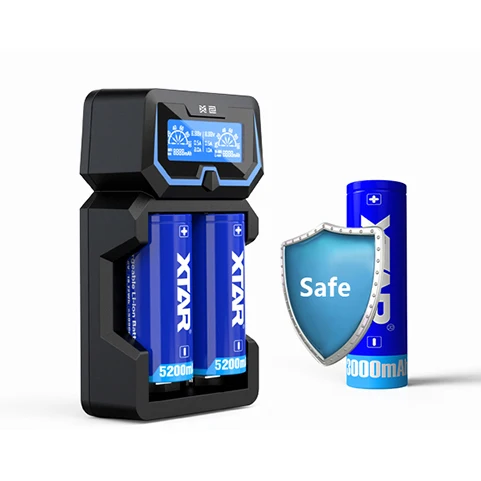 Hot products 2019 battery charger lcd display usb battery charger for e cigarette vape mod