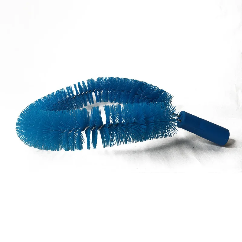 Wholesale Custom Food Grade Curved Twisted Stainless Steel Wire Drain Cleaning Pipe Exterior Brush