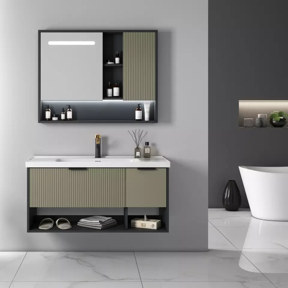 Новые современные шкафы для ванной комнаты с настенным креплением набор классической мебели