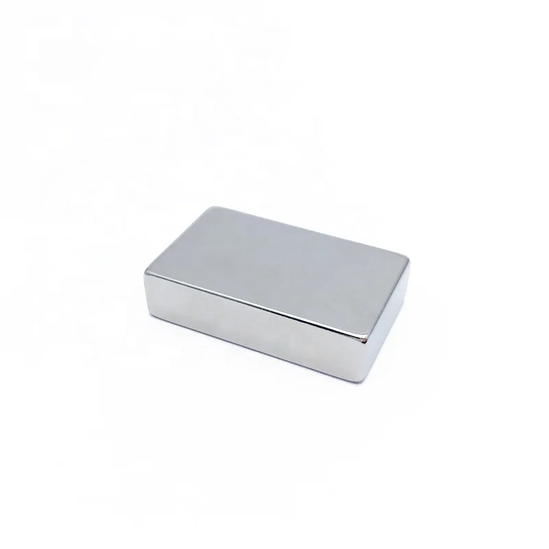 Custom Zinc Rectangular Shapes Magnet Composite Block NdFeB Magnet