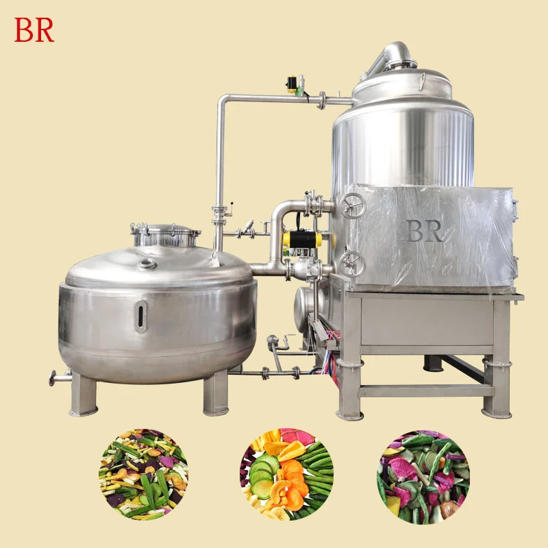 industrial mini gas vacuum fryer machine potato crisps carrot	 jackfruit vacuum fryer vacuum fryer for fruit and vegetables