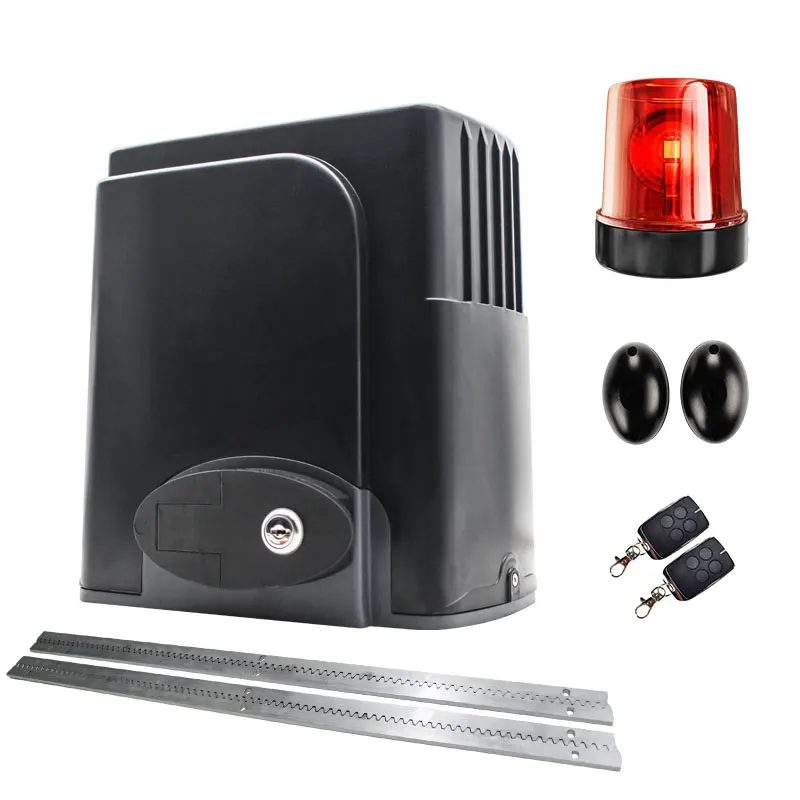 600 KG Sliding Gate Opener Electric Auto Gate Gear Motor Remote Control AC 220V/110V