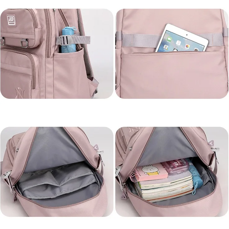 Travel Leisure Large Capacity Junior Middle High School Students School Backpack Girls,korean Stylish Girls School Backpack Bag