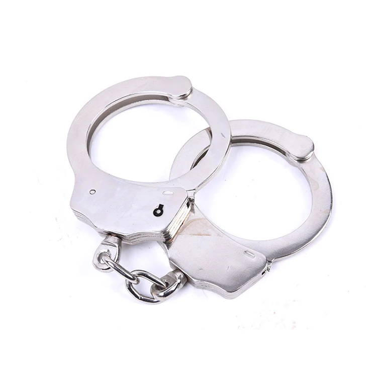 wholesale lockable police army military security stainless steel handcuffs