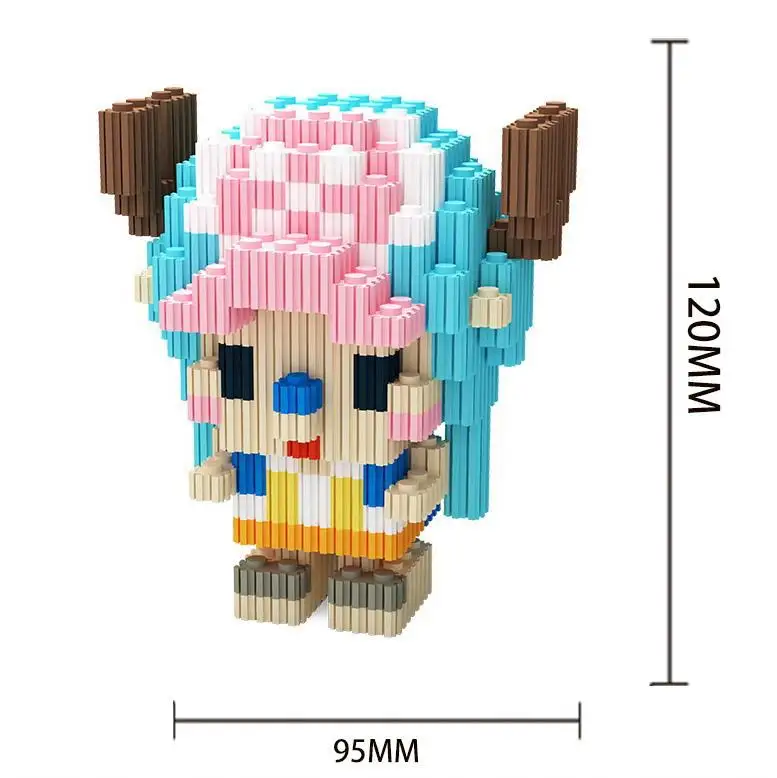 Панды мультфильм Япония Мини Фигурки игрушки Кирпичи АБС пластик DIY микро строительные блоки наборы декор стол компьютерные развивающие