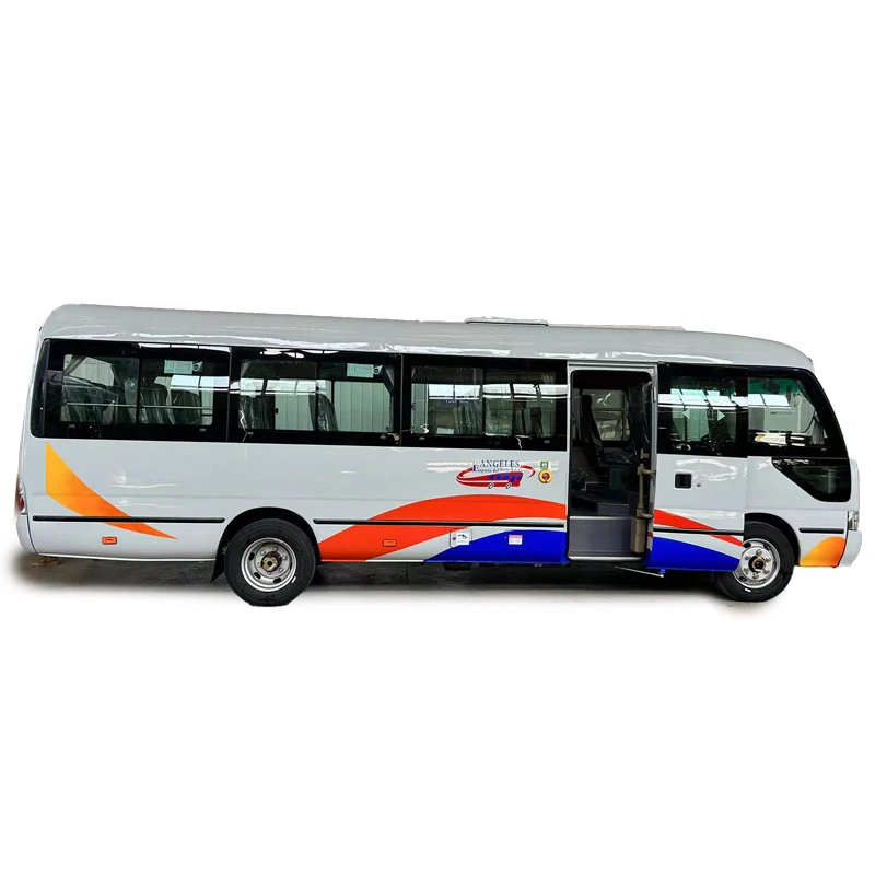 Hot product a coaster bus 30 seaters used coaster buses on the left rudder coaster buses is on sale