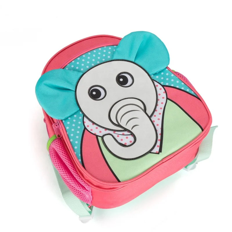 New design funny kids backpack with Elephant printing patter school  backpack bags for children