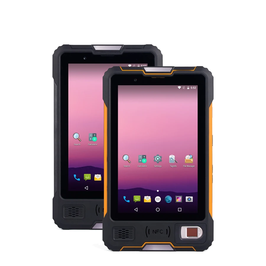 Android12 8 inch waterproof industrial RFID shockproof Fingerprint portable VESA holder rugged tablet pc