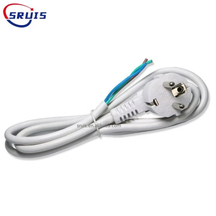 3ft 3xC13 Cable 1m Euro 3 Prong Ac 250V Iec Mains Plug C13 Three ways splitter to Eu Cee 77 Schuko Power Cord
