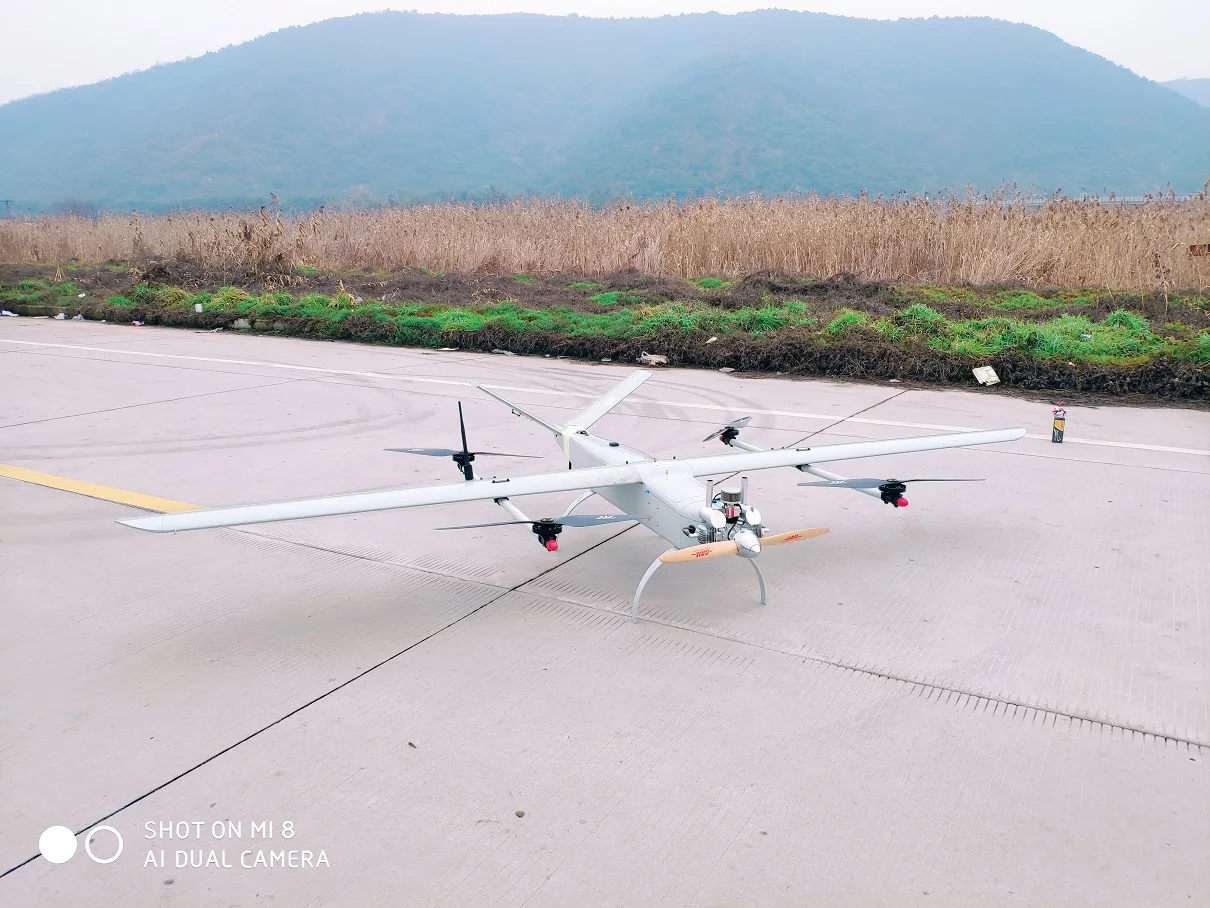 Профессиональный большой дальности VTOL с неподвижным крылом наблюдения Дрон YFT-CZ35