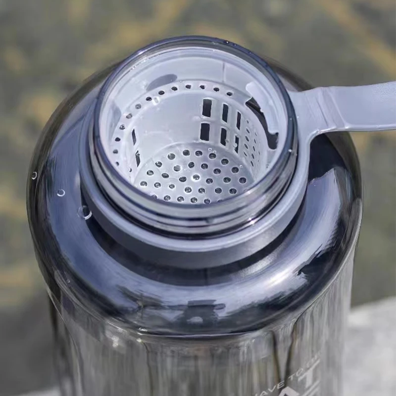 Source Factory Plastic Water Bottle Bpa Free Portable Large Capacity Clear Sports Bottles With Custom Logo