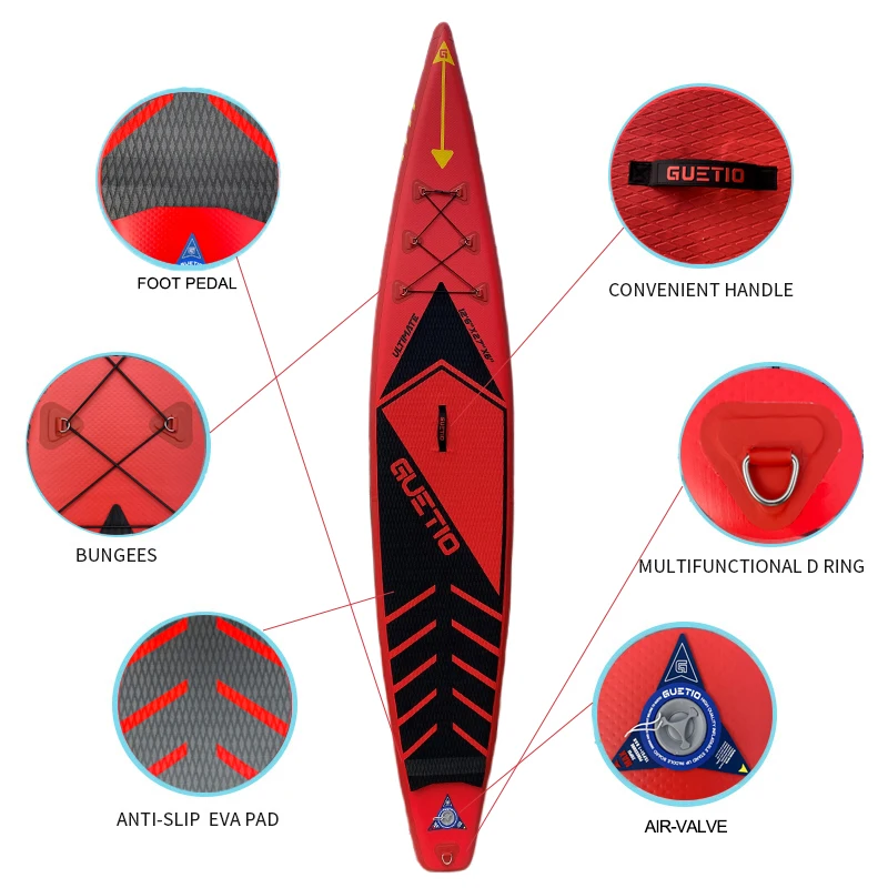 OEM ODM Paddel 381cm pvc customizable board sup bord wholesale sup paddle board surfing water sports inflatable sup board