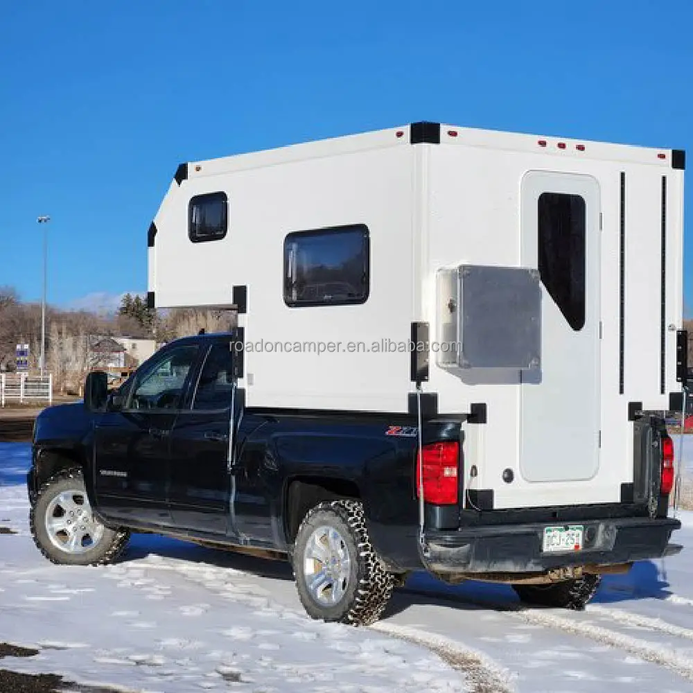 4*4 Light Pick up Camper Truck Camper Travel Trailer Steel Kitchen & Sink and Tap Pick up hard top truck caravan